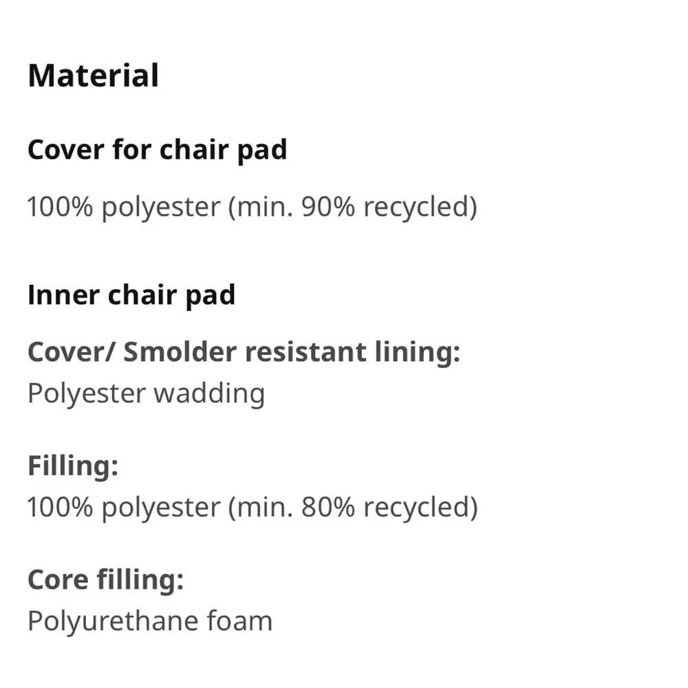 IKEA Outdoor Chair Pad Cushion